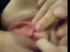 The many hues of my girlfriend's hairless, obscene cum-hole